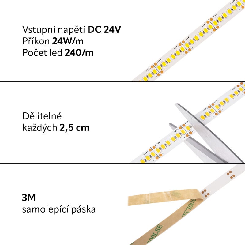 LED pásek 24LINE24024