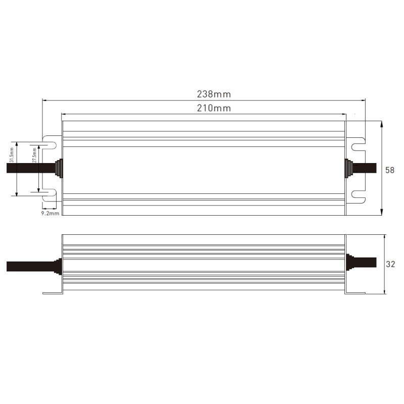 LED zdroj 24V 200W SLIM-24V-200W