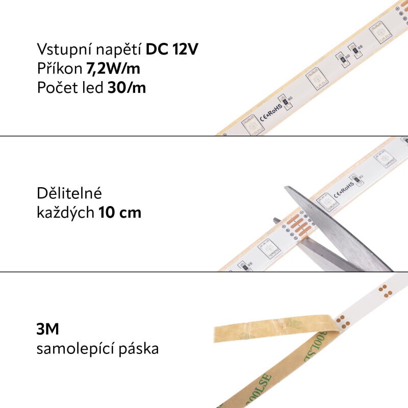 RGB LED pásek TW3-150SMD IP68