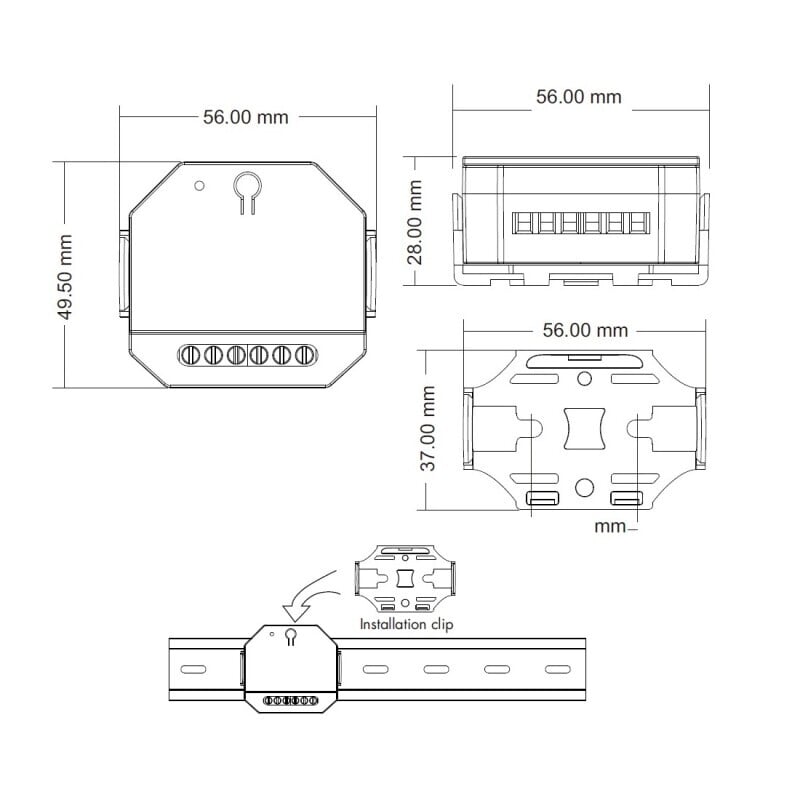 SMART spínač dimLED ZIGBEE PR SPZ15A