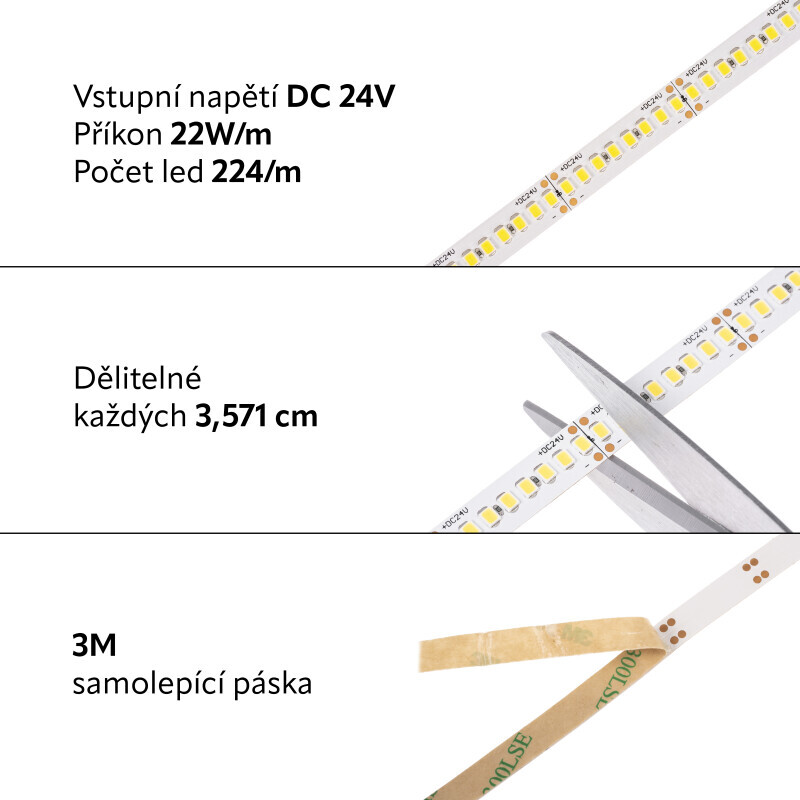 LED pásek 24EFI22 záruka 3 roky