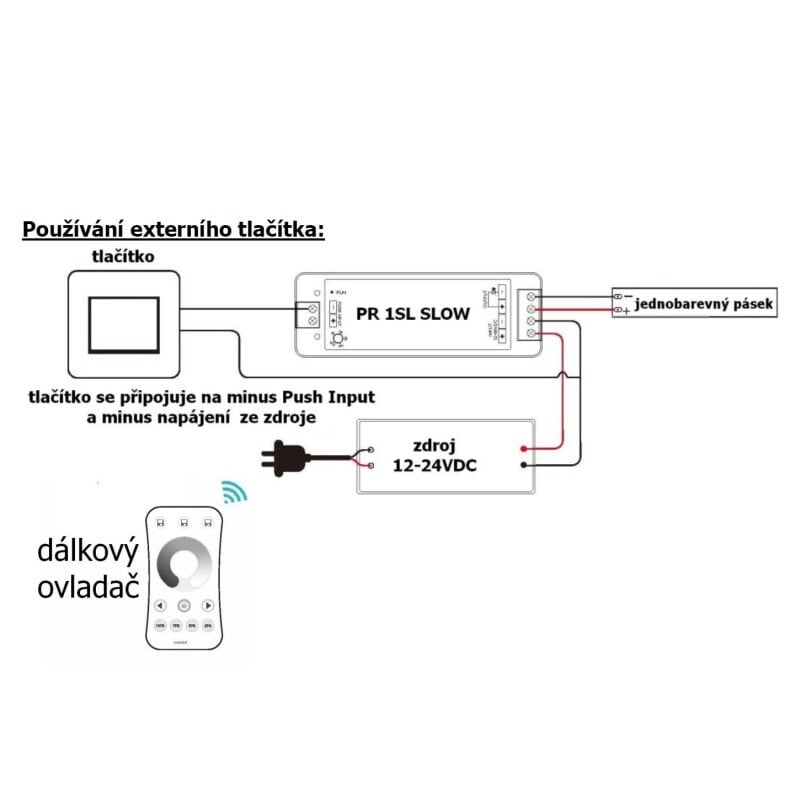 Přijímač dimLED PR 1SL SLOW