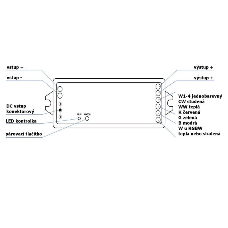 LED ovladač BOLO Single