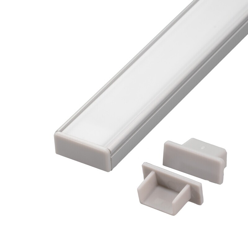 LED profil N14 - nástěnný stříbrný