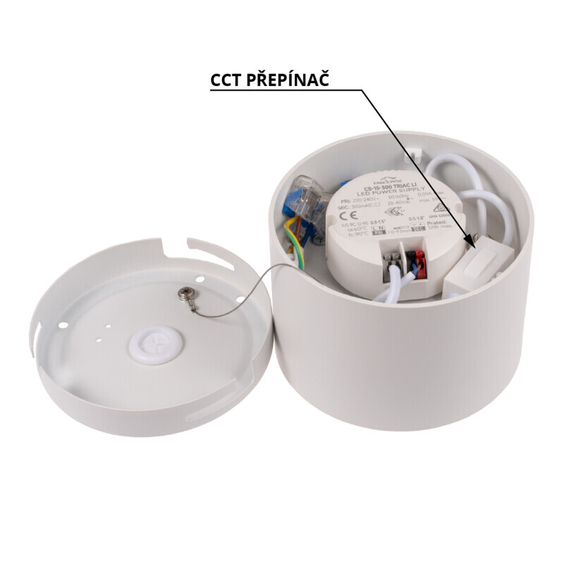 LED svítidlo ALEXO 12W CCT kulaté bílé stropní