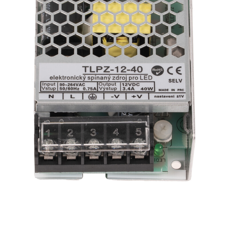 LED zdroj 12V 40W vnitřní TLPZ-12-40