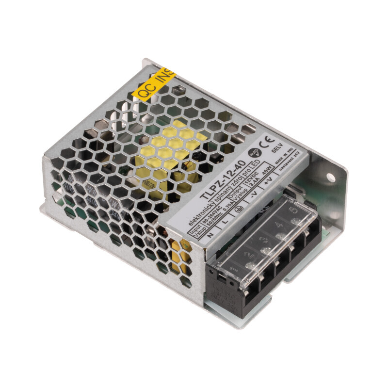 LED zdroj 12V 40W vnitřní TLPZ-12-40
