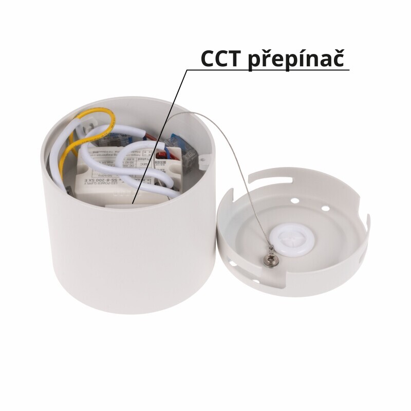 LED svítidlo ALEXO 9W CCT kulaté bílé stropní