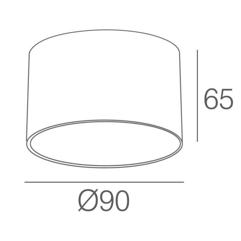 LED svítidlo LOXO 8W CCT bílé stropní