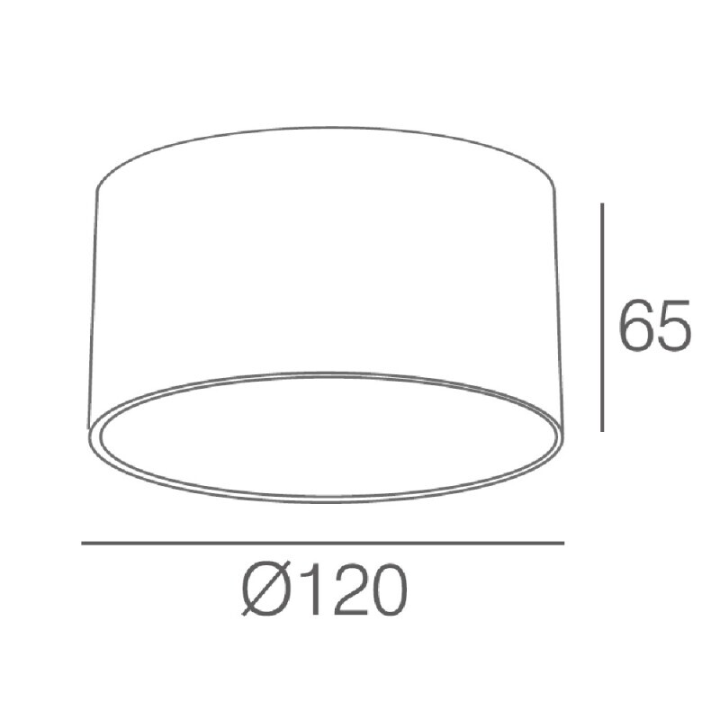 LED svítidlo LOXO 12W CCT bílé stropní