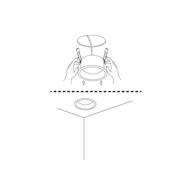 LED podhledové svítidlo ZENO 12W CCT bílé