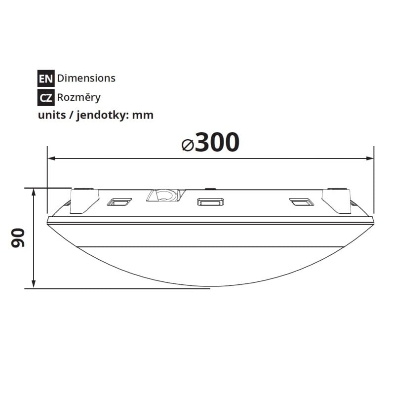 LED svítidlo DESPRE 20W CCT bílé IP65
