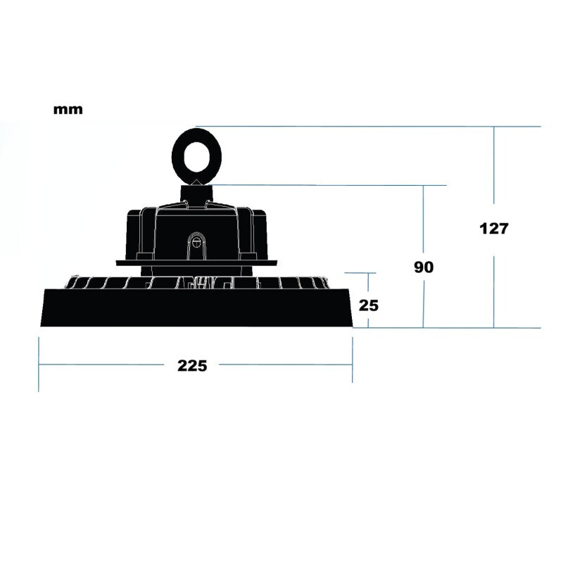 LED průmyslové svítidlo EHB3-UFO100W