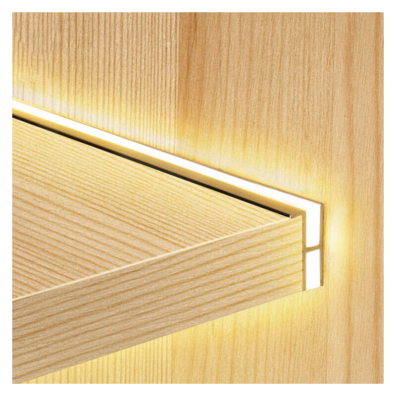 LED profil 2SP-S stříbrný pro police