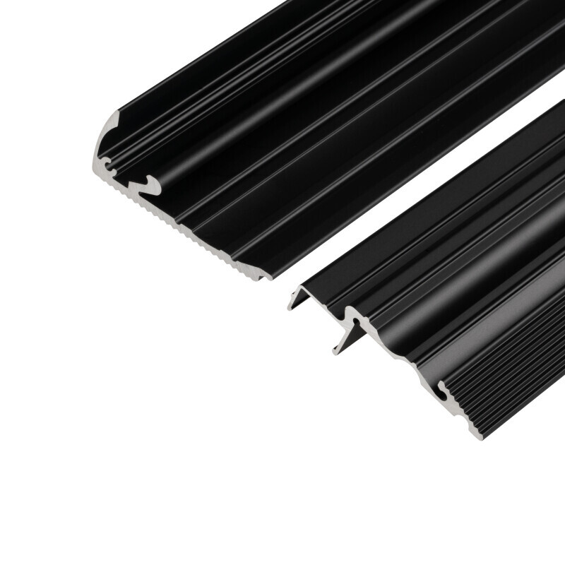 LED profil ST2 černý schodišťový