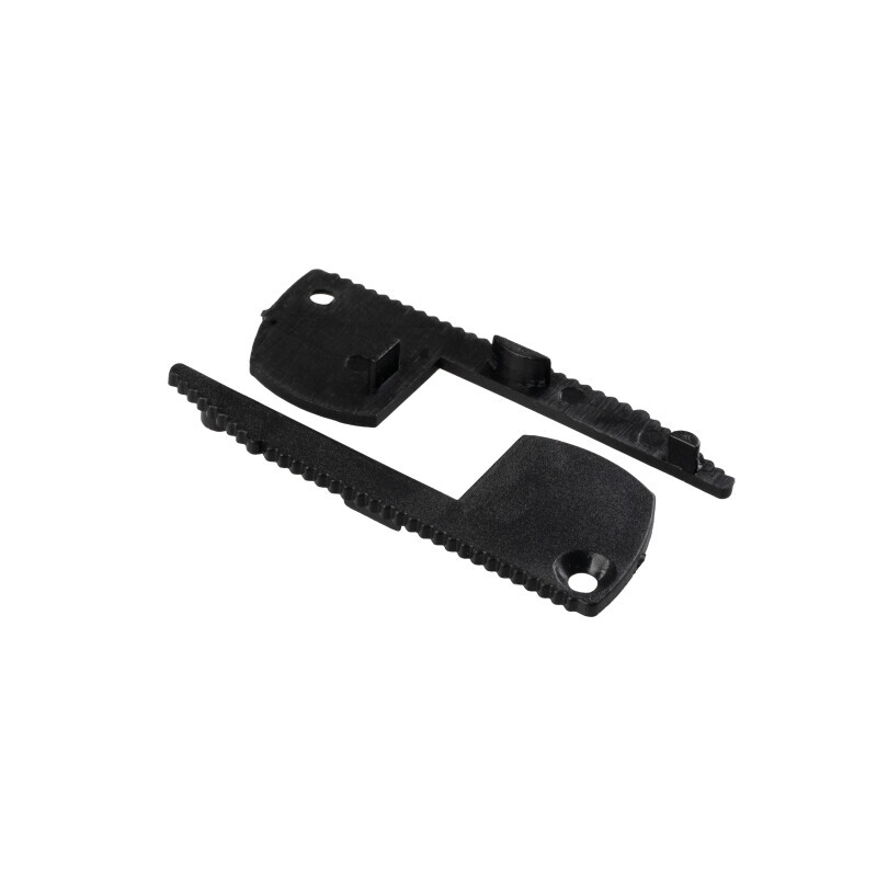 Pár koncovek profilu ST2-C černé