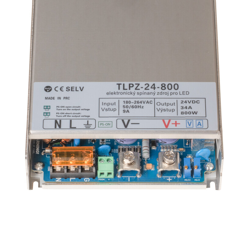 LED zdroj 24V 800W vnitřní TLPZ-24-800