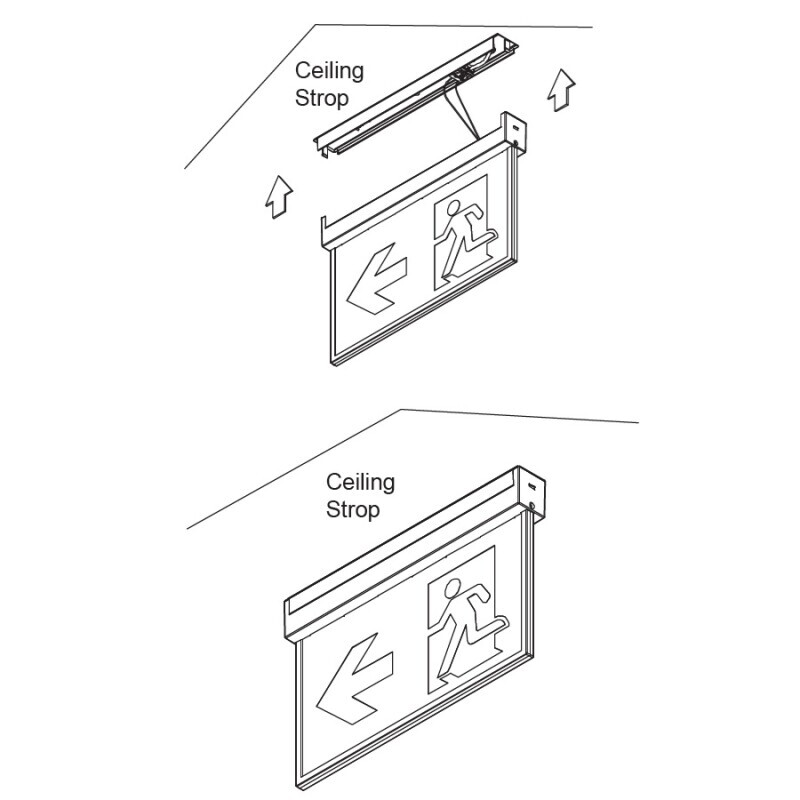 LED nouzové svítidlo EM2S