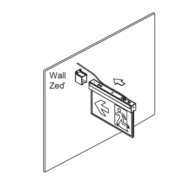 Boční držák pro svítidlo EM2S