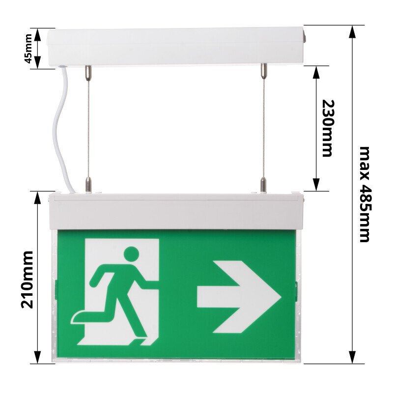 Závěsný držák pro svítidlo EM2S