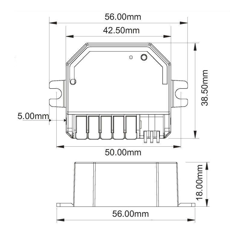 Přijímač dimLED PR mini M1K6A