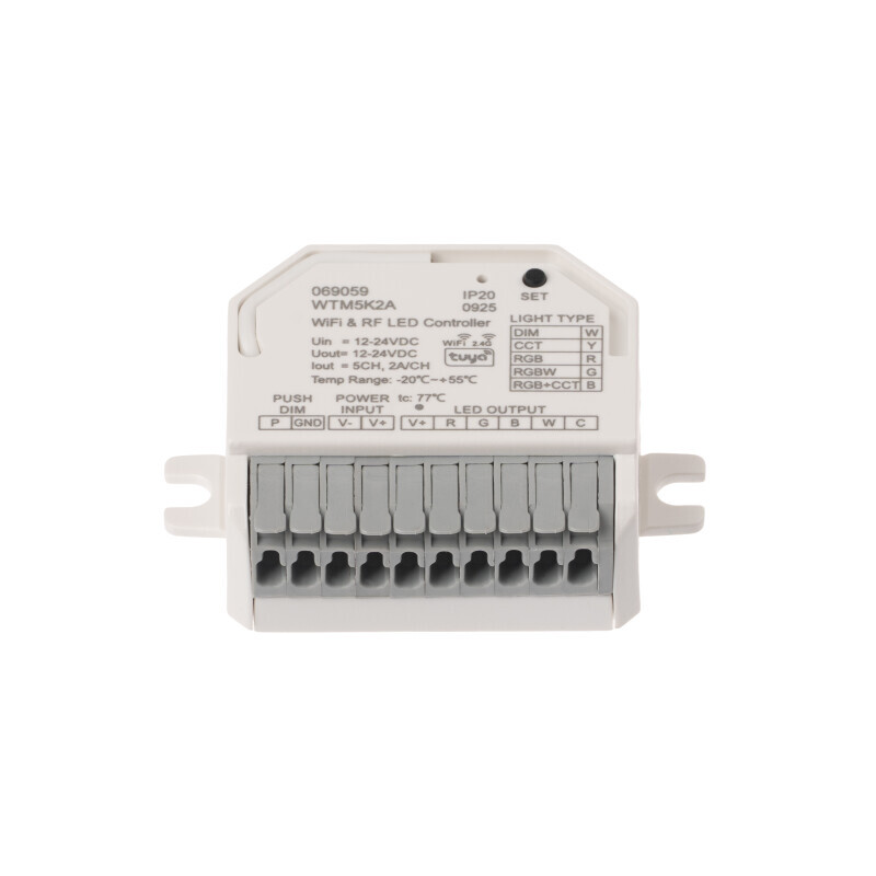 SMART přijímač dimLED Tuya PR WTM5K2A