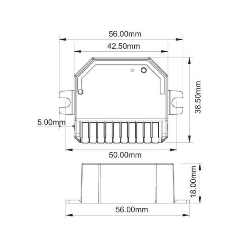 Přijímač dimLED PR mini M5K2A