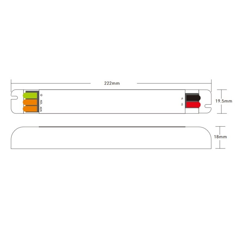 LED zdroj 24V 60W zdroj NANO-24-60