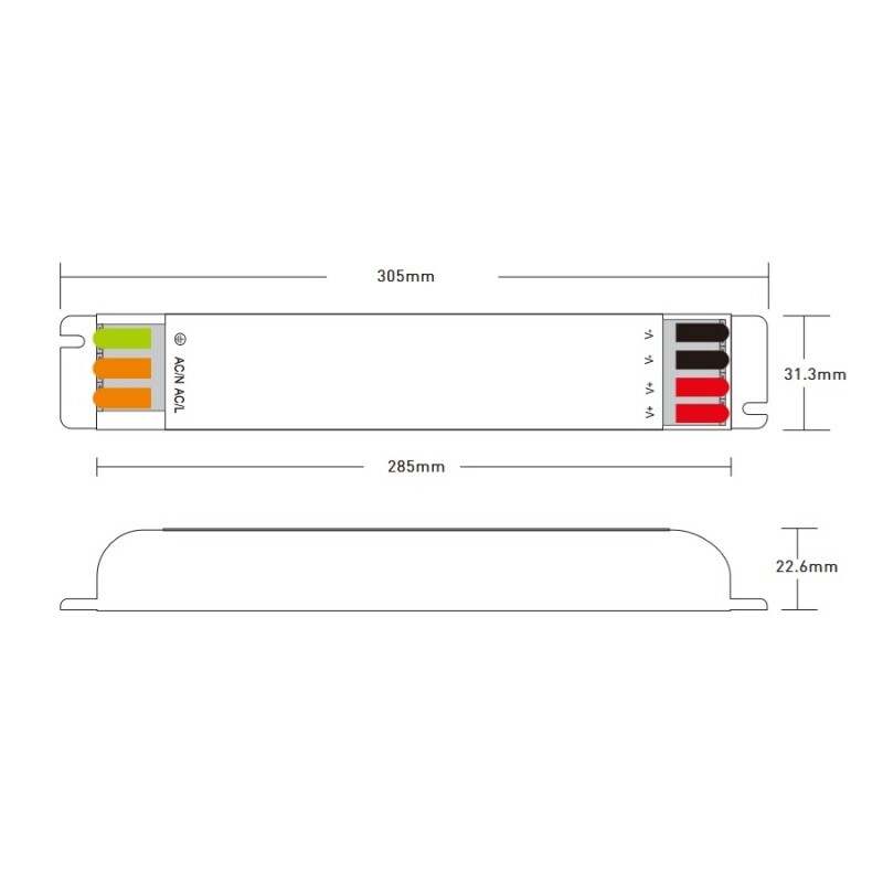 LED zdroj 24V 350W zdroj NANO-24-350