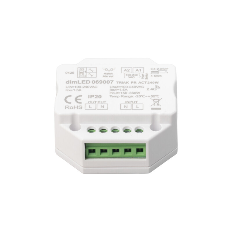 Stmívač dimLED TRIAK PR ACT240W