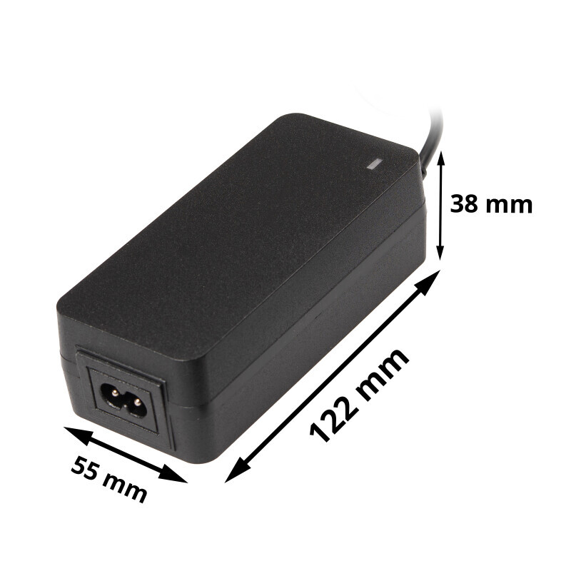 LED zdroj 24V 72W zásuvkový
