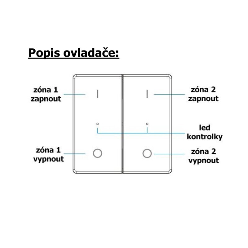 Ovladač dimLED OV HT2K bílý