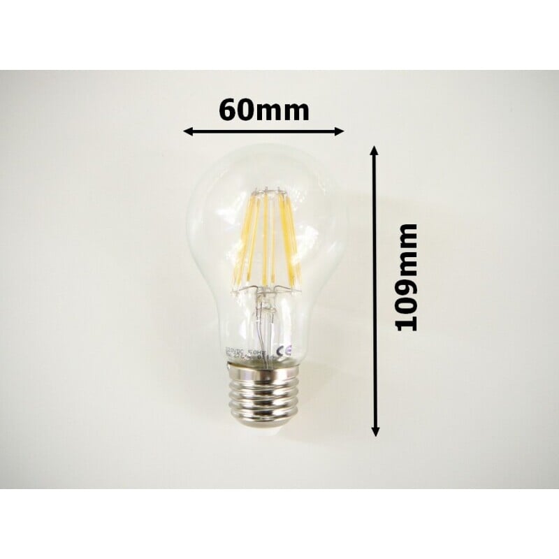 LED žárovka E27 8W FILAMENT