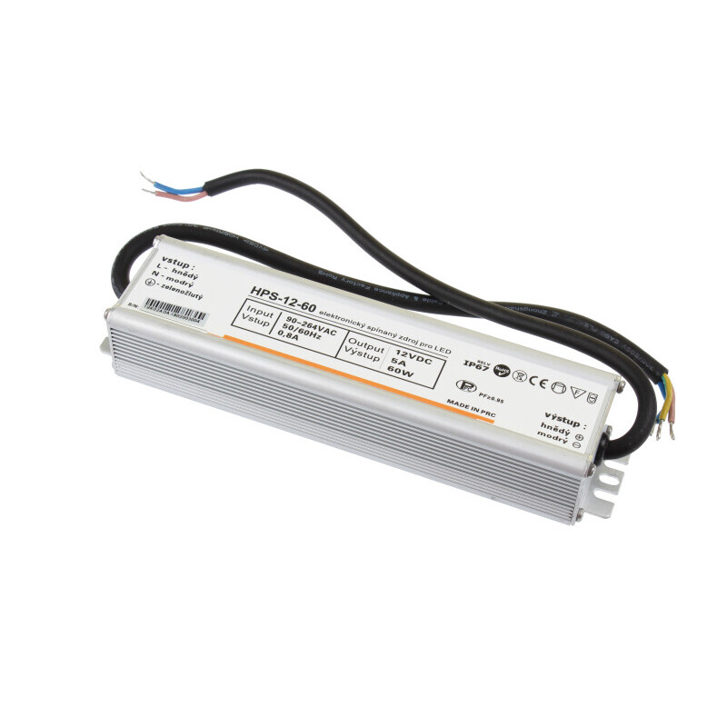 LED zdroj 12V 60W HPS-12-60 Záruka 5 let