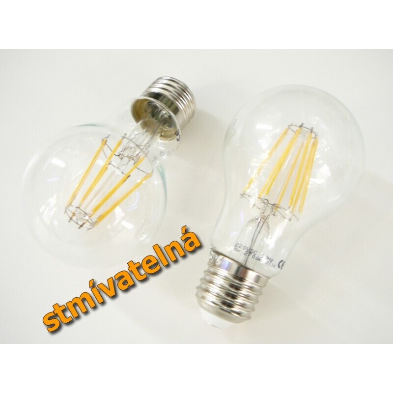 LED žárovka E27 DIMF8W FILAMENT