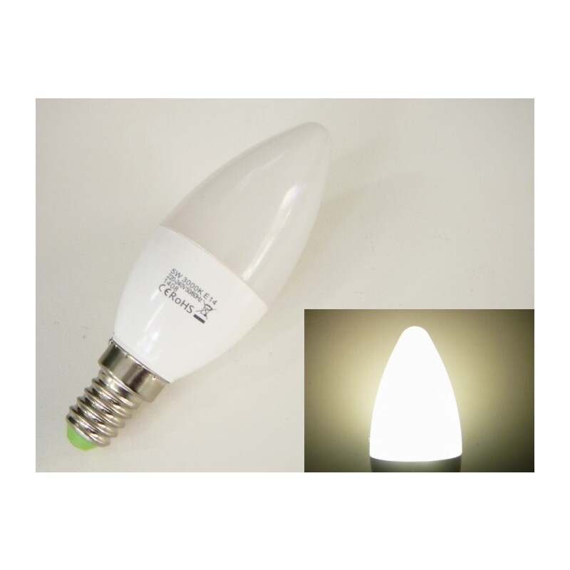LED žárovka E14 EV5W svíčka