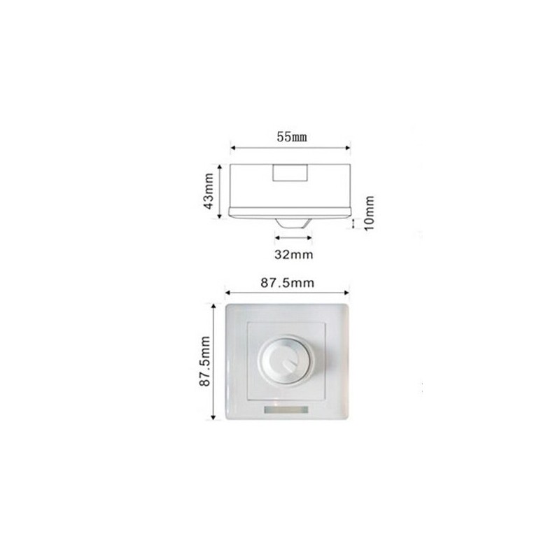 LED ovladač stmívač M3 IR