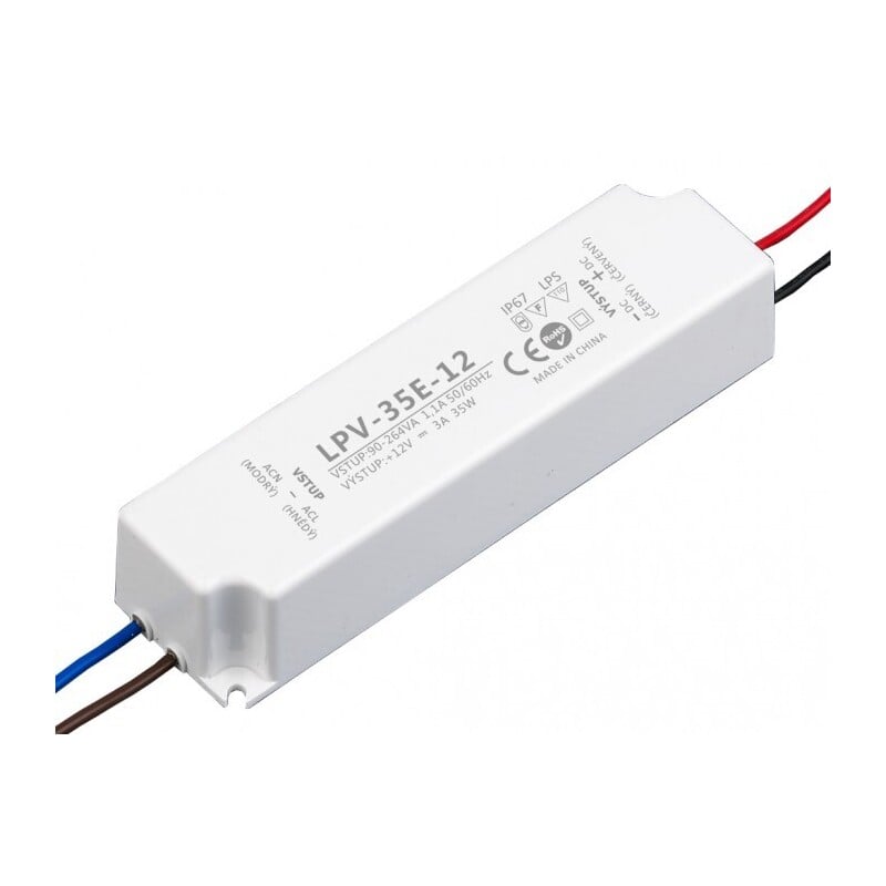 LED zdroj 12V 35W - LPV-35E-12