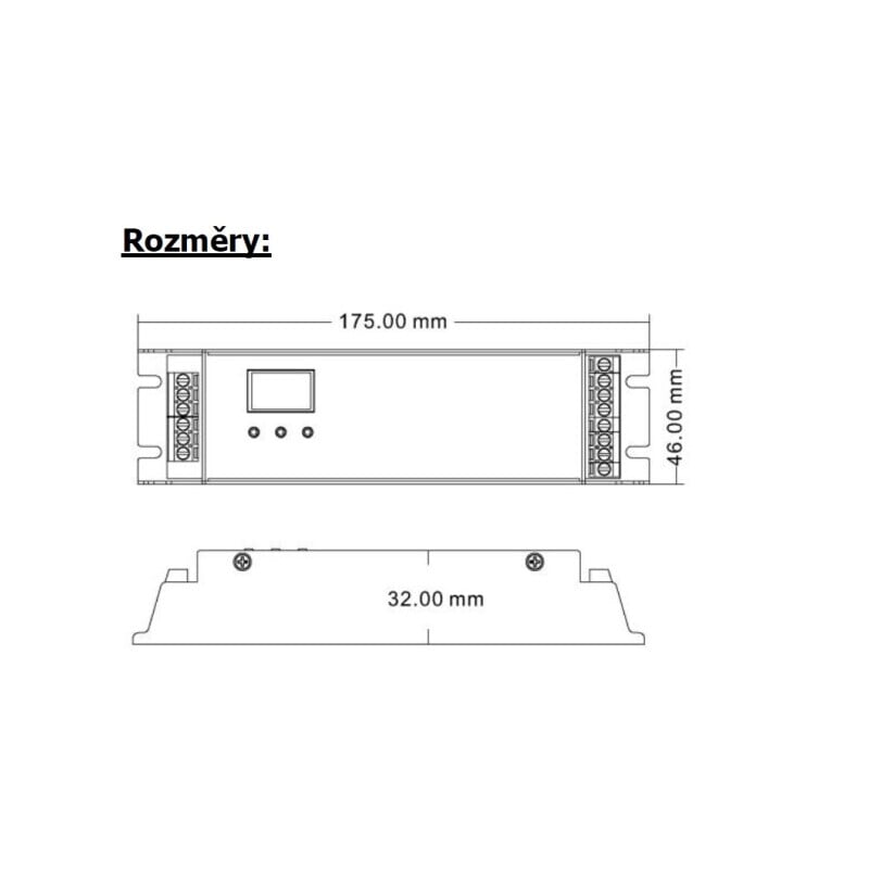 DMX dimLED dekodér 4CH8A