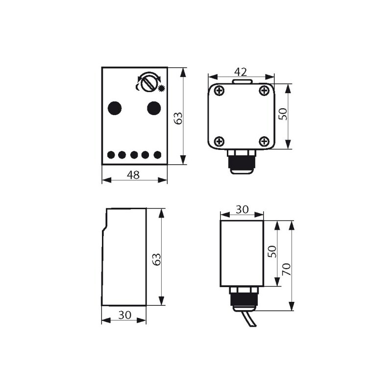 Soumrakový spínač SS-IP65