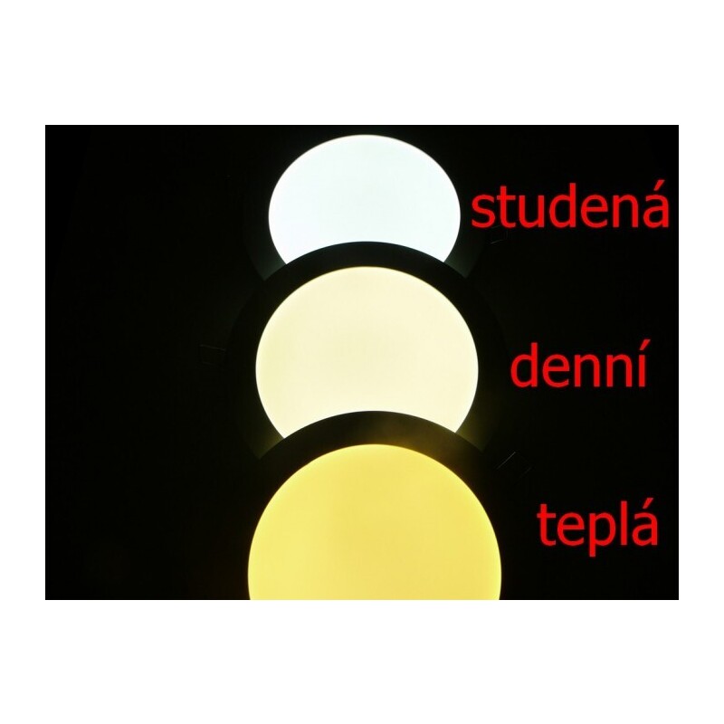 LN12 LED panel 12W kulatý 171mm