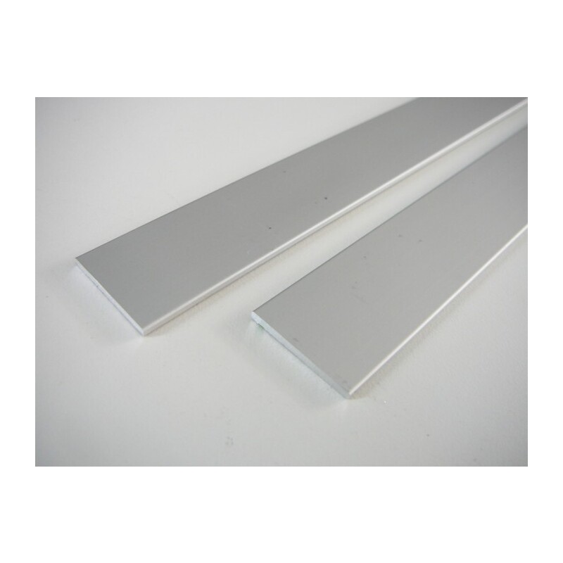 LED profil plochý ELOX 15x2 a 25x2 mm
