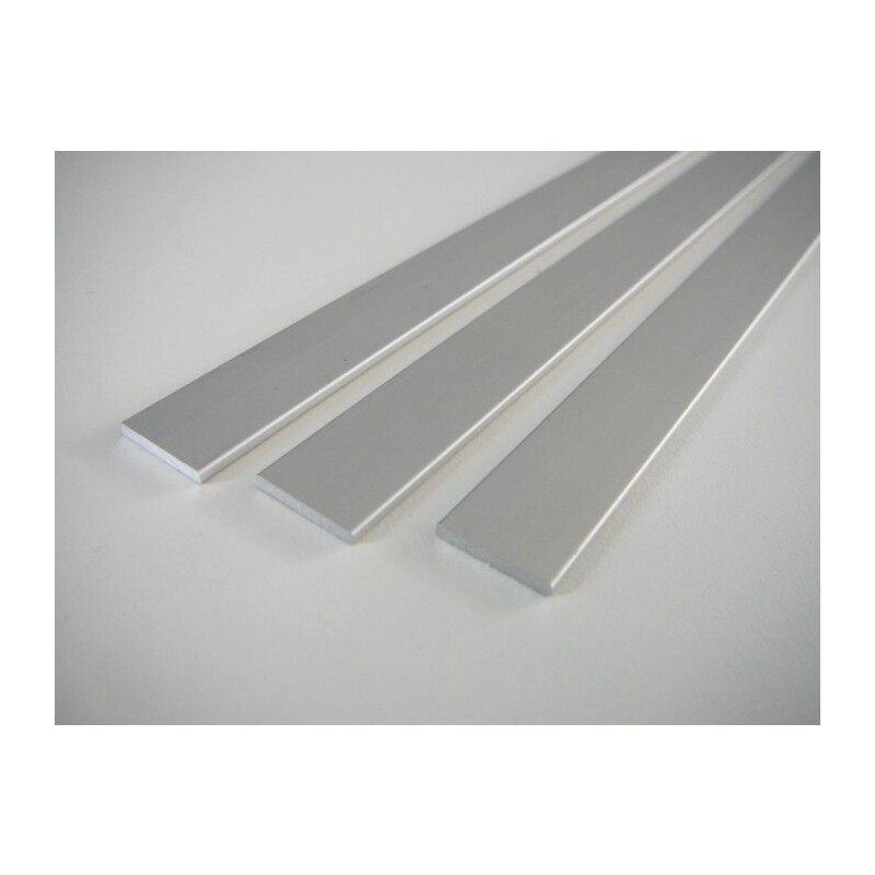 LED profil plochý ELOX 15x2 a 25x2 mm