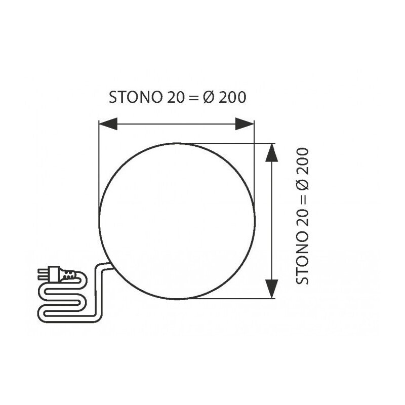 Zahradní svítidlo STONO 20