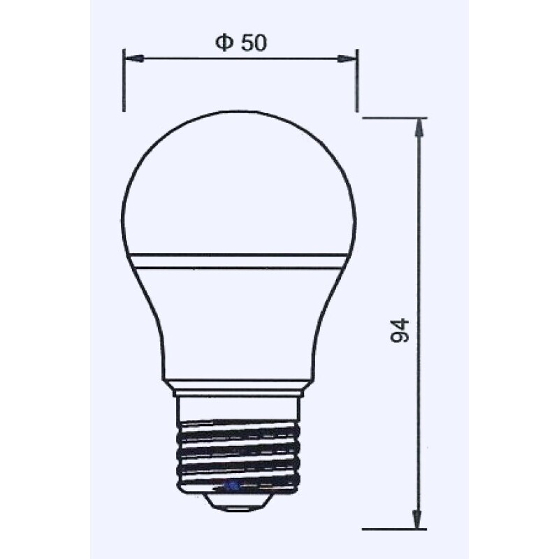 LED žárovka E27 SA6W 360°