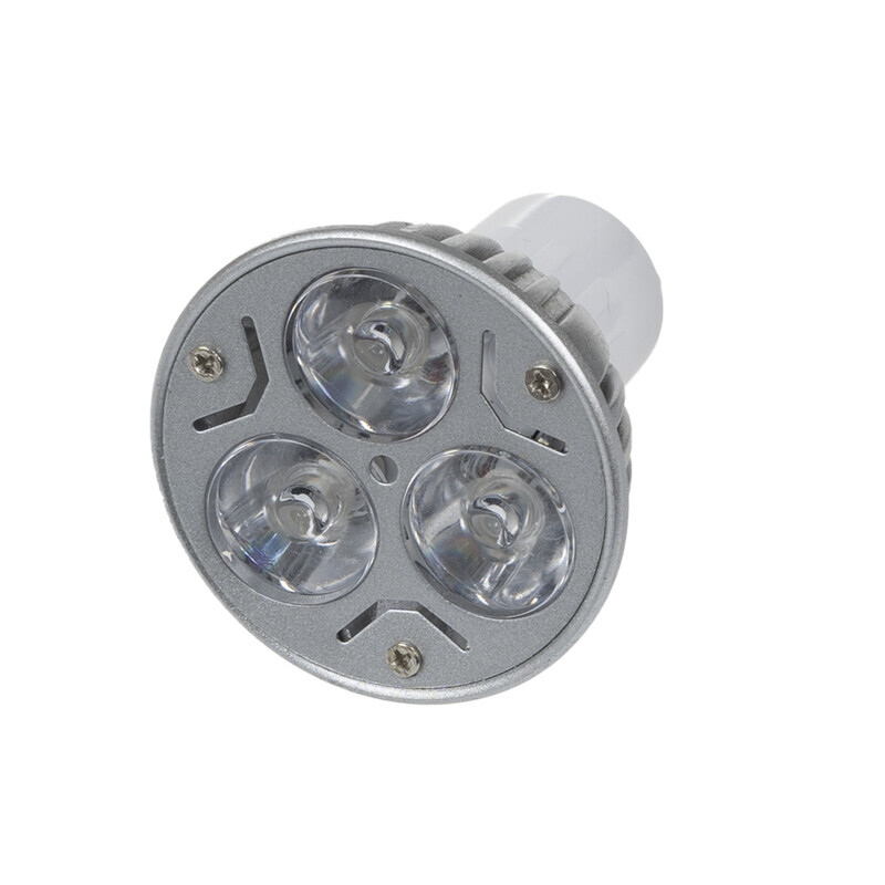 Barevná LED žárovka GU10 3x1W60