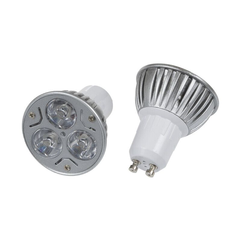 Barevná LED žárovka GU10 3x1W60