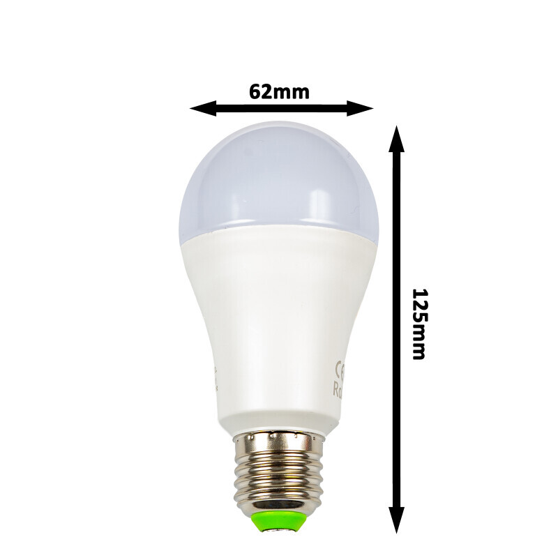 LED žárovka E27 L15W A60