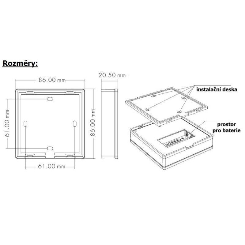 Ovladač dimLED OV WRF-RGBW-4CH