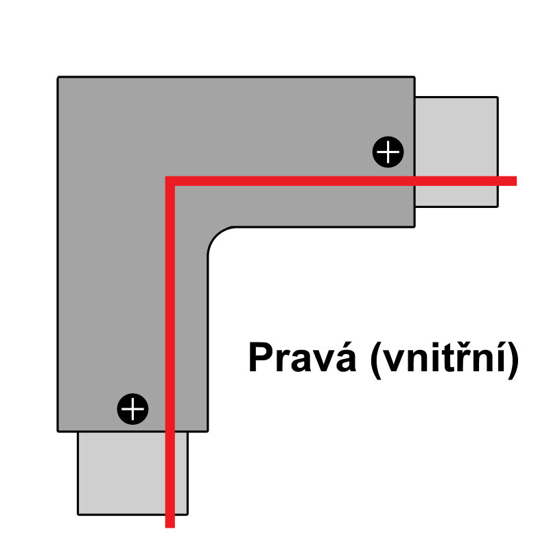 L spojka pro Z3F lištu